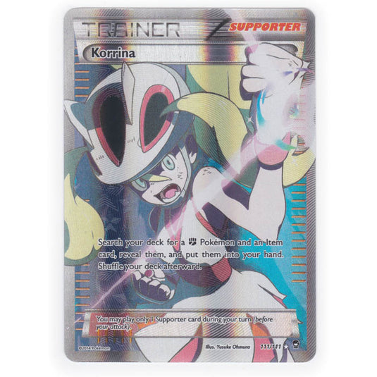 Pokemon - XY Furious Fists - Korrina FullArt - 111/111