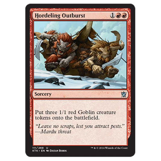 Magic the Gathering - Khans Of Tarkir - Hordeling Outburst - 111/269