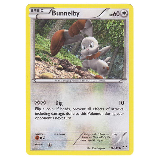 Pokemon - XY Base Set - Bunnelby - 111/146