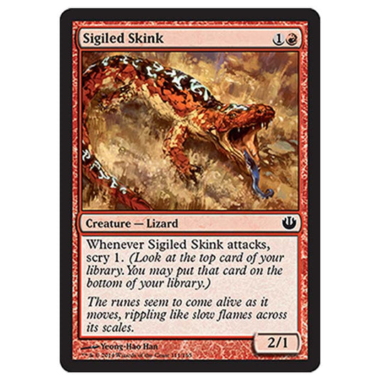 Magic the Gathering - Journey into Nyx - Sigiled Skink - 111/165