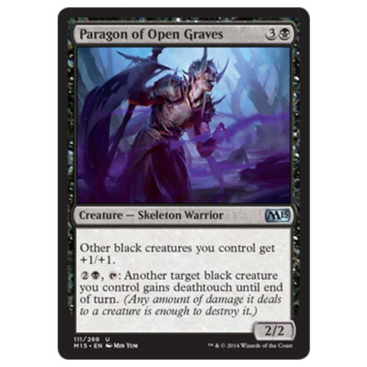 Magic the Gathering - M15 Core Set - Paragon of Open Graves - 111/269