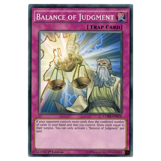 Yu-Gi-Oh! - Clash of Rebellions - Balance of Judgment (Common) CORE-EN078