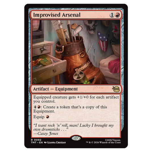 Magic The Gathering - Teenage Mutant Ninja Turtles - Improvised Arsenal - 0092