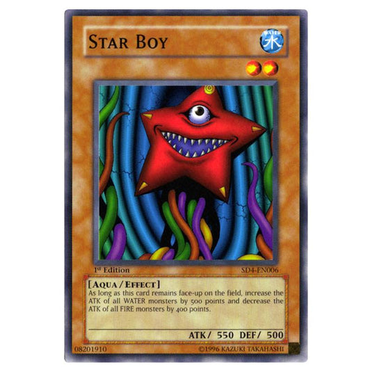 Yu-Gi-Oh! - Structure Deck - Fury from the Deep - Star Boy (Common) SD4-EN006