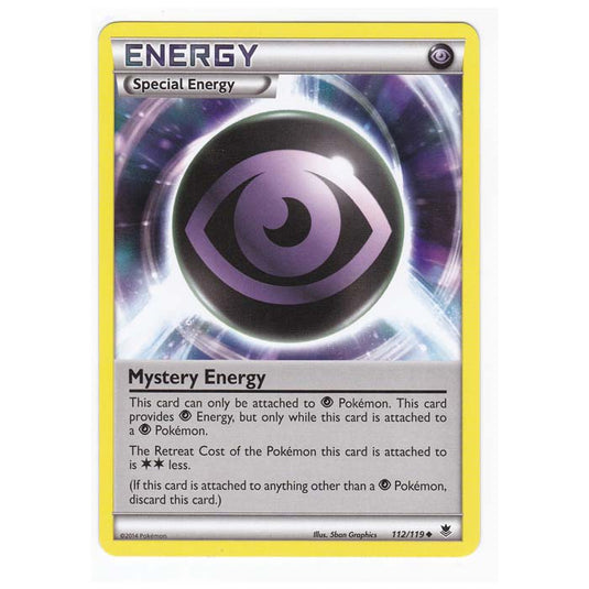 Pokemon - XY Phantom Forces - Mystery Energy - 112/119