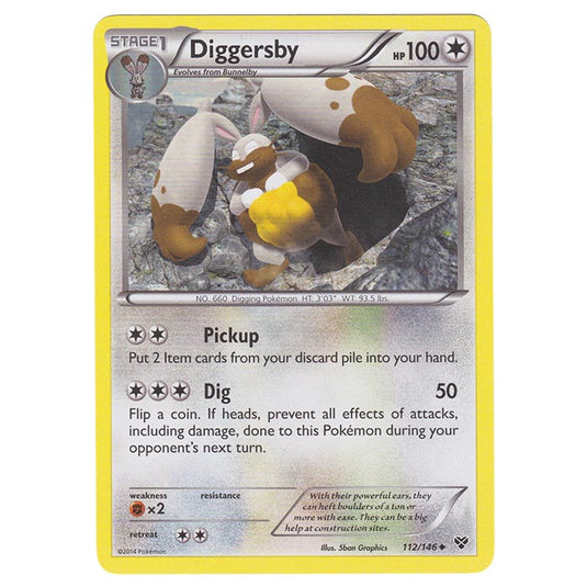 Pokemon - XY Base Set - Diggersby - 112/146