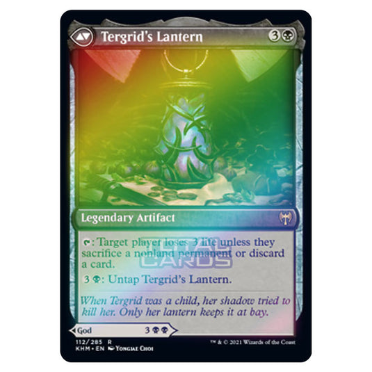 Magic The Gathering - Kaldheim - Tergrid, God of Fright // Tergrid's Lantern - 112/285 (Foil)