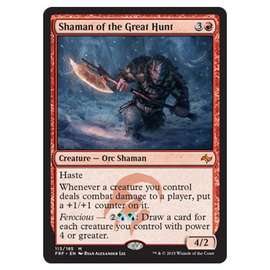 Magic the Gathering - Fate Reforged - Shaman of the Great Hunt - 113/185