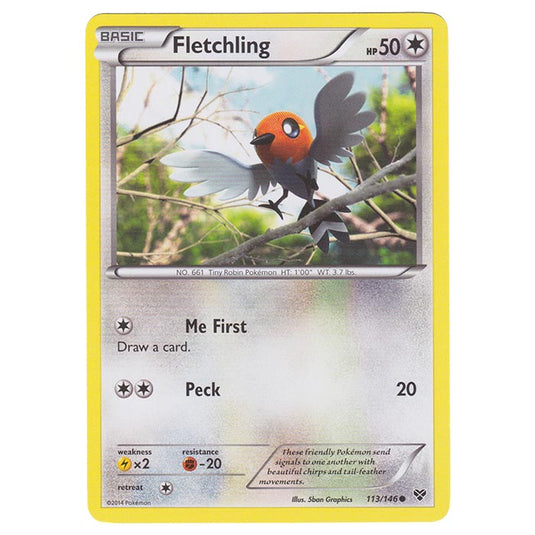 Pokemon - XY Base Set - Fletchling - 113/146