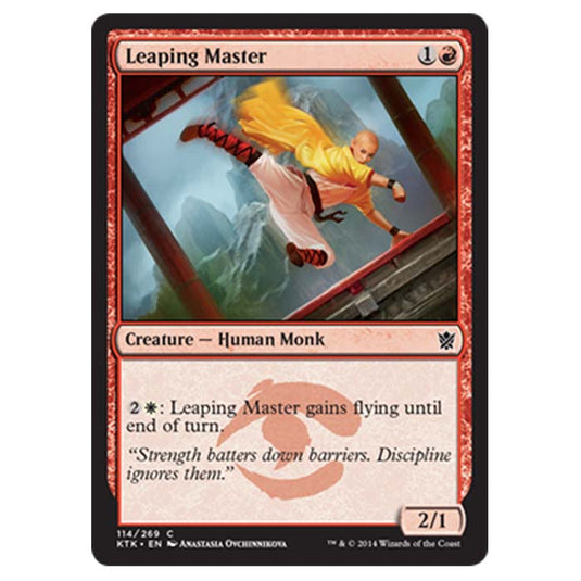 Magic the Gathering - Khans Of Tarkir - Leaping Master - 114/269