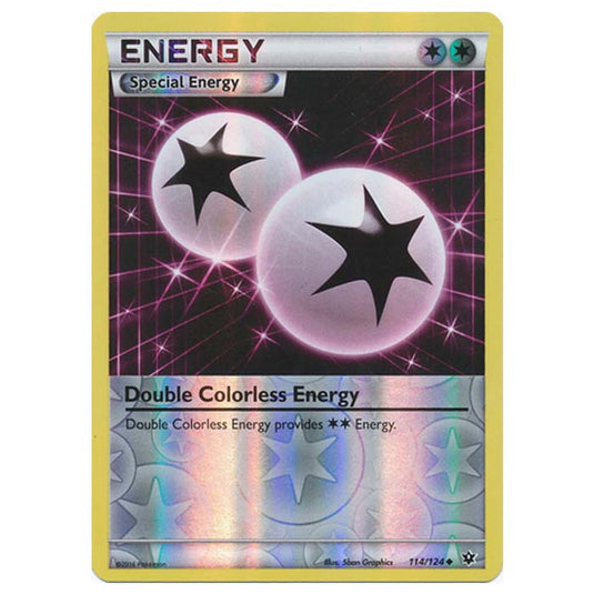 Pokemon - XY - Fates Collide (Reverse Holo) - Double Colorless Energy - 114/124