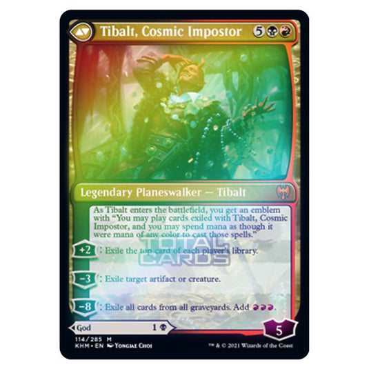 Magic The Gathering - Kaldheim - Valki, God of Lies // Tibalt, Cosmic Impostor - 114/285 (Foil)