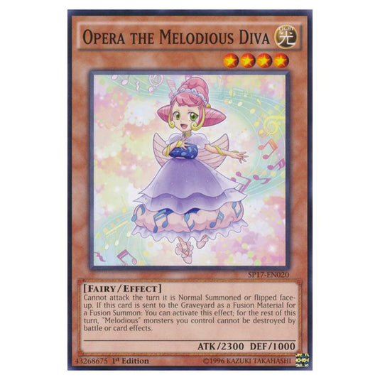 Yu-Gi-Oh! - Star Pack Battle Royal - Opera the Melodious Diva (Common) SP17-EN020