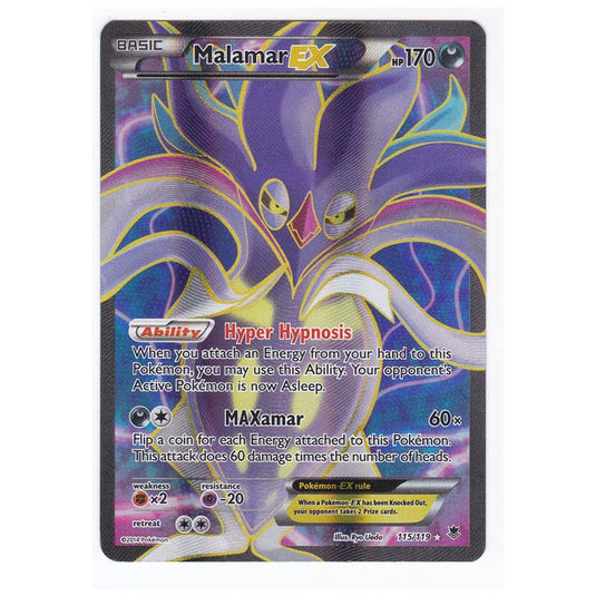 Pokemon - XY Phantom Forces - Malamar EX - Full Art - 115/119