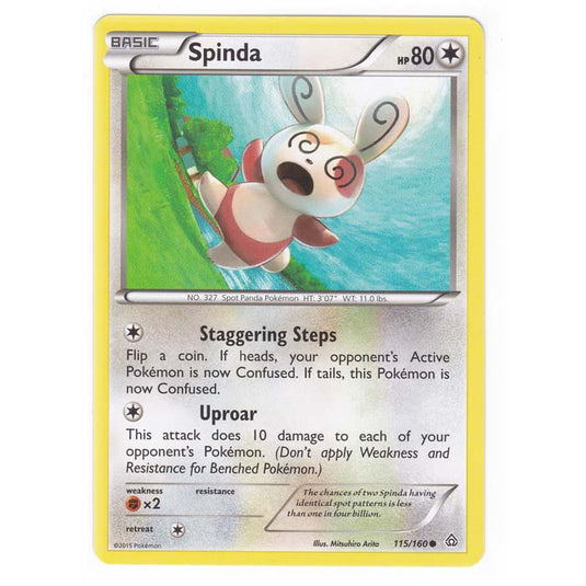 Pokemon - XY Primal Clash - Spinda - 115/160