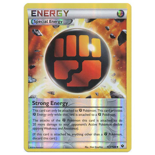 Pokemon - XY - Fates Collide (Reverse Holo) - Strong Energy - 115/124