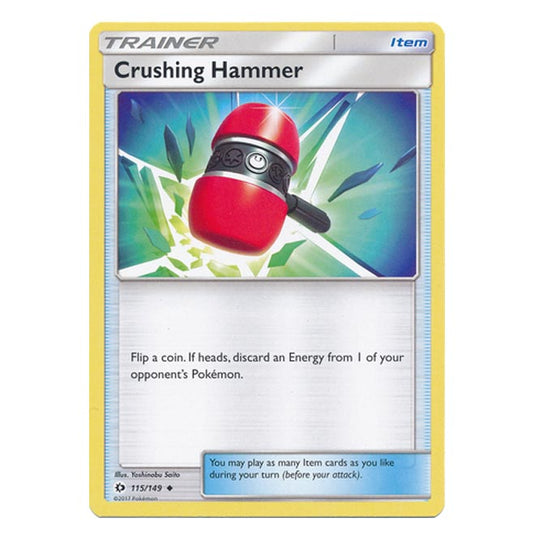 Pokemon - Sun & Moon - Base Set - Crushing Hammer - 115/149