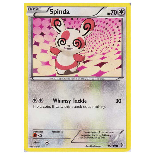 Pokemon - Black & White - Boundaries Crossed - Spinda 115/149