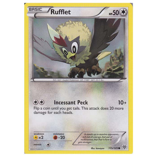 Pokemon - Black & White - Plasma Storm - Rufflet - 115/135