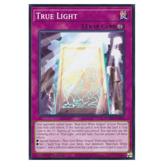Yu-Gi-Oh! - Structure Deck - Blue-Eyes White Destiny - True Light (Common) SDWD-EN028