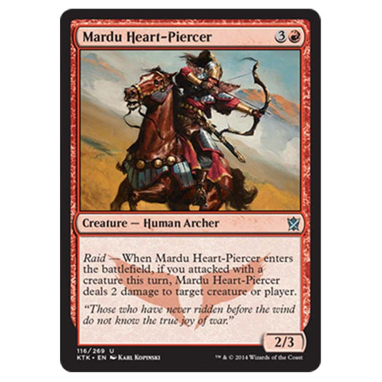 Magic the Gathering - Khans Of Tarkir - Mardu Heart-Piercer - 116/269