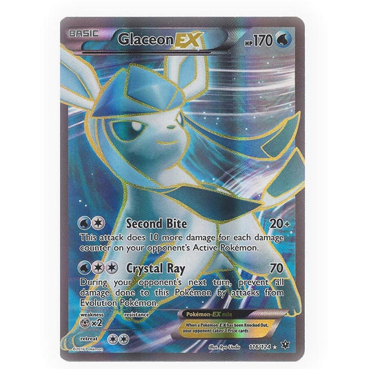 Pokemon - XY - Fates Collide - Glaceon EX - Full Art - 116/124