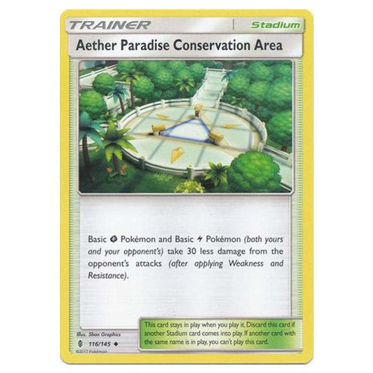 Pokemon - Sun & Moon - Guardians Rising - Aether Paradise Conservation Area - 116/145