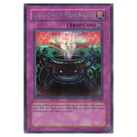 Yu-Gi-Oh! - Yu-Gi-Oh! Power of Chaos - Yugi the Destiny promotional cards - Anti-Spell Fragrance (Prismatic Secret Rare) PCY-E002