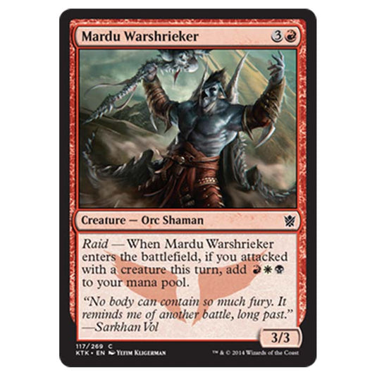 Magic the Gathering - Khans Of Tarkir - Mardu Warshrieker - 117/269