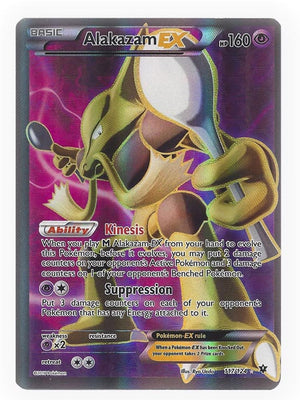 Pokemon - XY - Fates Collide - Alakazam EX - Full Art - 117/124