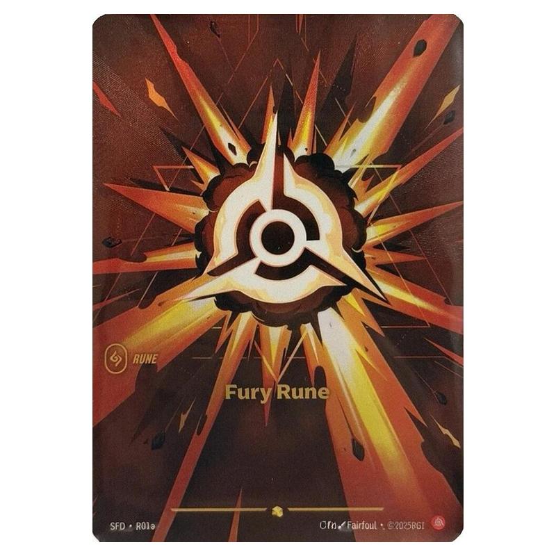 Riftbound: League of Legends TCG - Spiritforged - Fury Rune - R01a/221