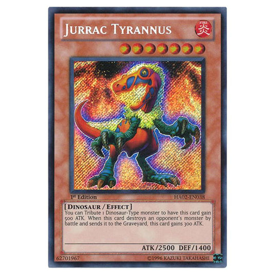 Yu-Gi-Oh! - Hidden Arsenal 2 - Jurrac Tyrannus (Secret Rare) HA02-EN038