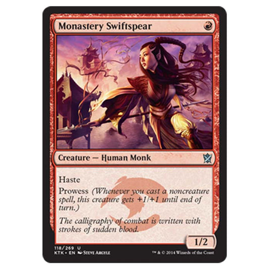 Magic the Gathering - Khans Of Tarkir - Monastery Swiftspear - 118/269