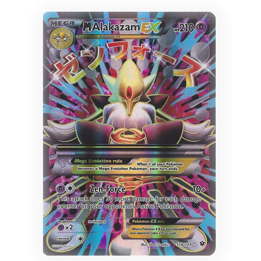 Pokemon - XY - Fates Collide - M Alakazam EX - Full Art - 118/124