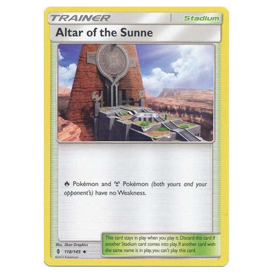 Pokemon - Sun & Moon - Guardians Rising - Altar of the Sunne - 118/145