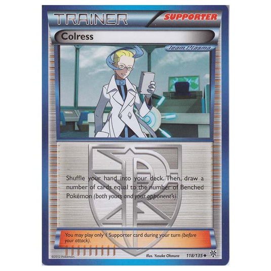 Pokemon - Black & White - Plasma Storm - Colress - 118/135