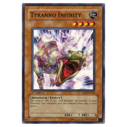 Yu-Gi-Oh! - Cybernetic Revolution - Tyranno Infinity (Common) CRV-EN029