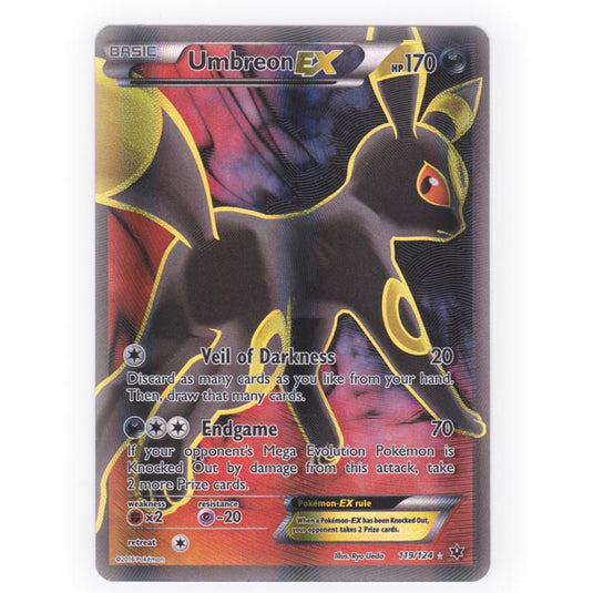 Pokemon - XY - Fates Collide - Umbreon EX - Full Art - 119/124