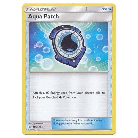 Pokemon - Sun & Moon - Guardians Rising - Aqua Patch - 119/145