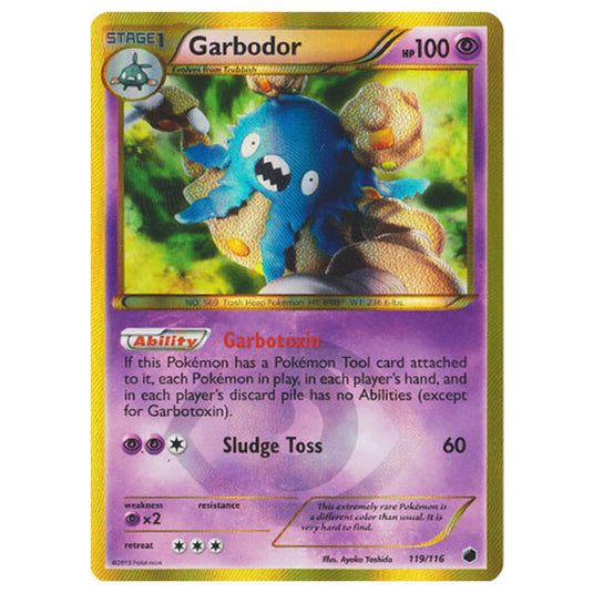 Pokemon - Black & White - Plasma Freeze - Garbodor - 119/116