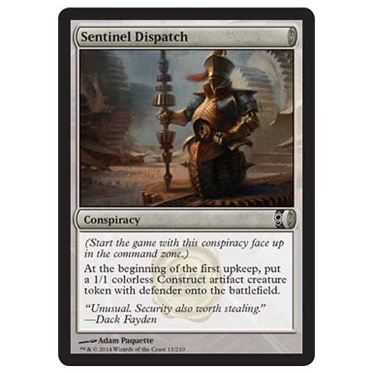 Magic the Gathering - Conspiracy - Sentinel Dispatch - 11/210