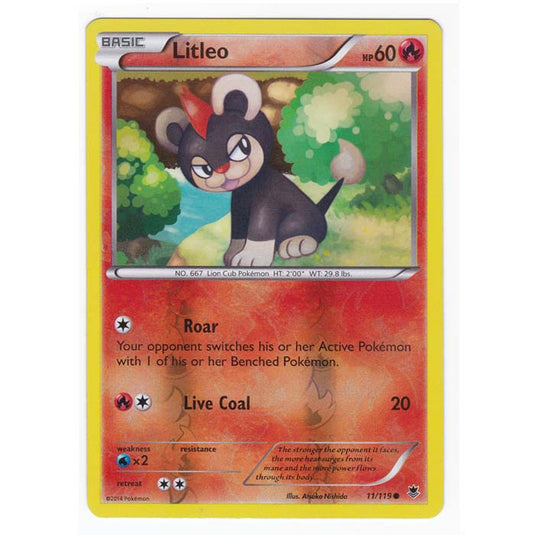 Pokemon - XY Phantom Forces - (Reverse Holo) - Litleo - 11/119