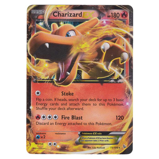 Pokemon - XY - Flashfire - Charizard EX - 11/106