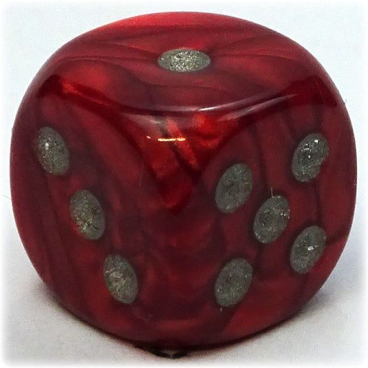 Chessex - Gemini 12mm D6 - Red-Yellow w/Silver