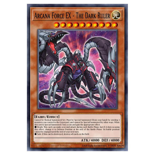 Yu-Gi-Oh! - Star Pack 2013 - Arcana Force EX - The Dark Ruler (Common) SP13-EN043