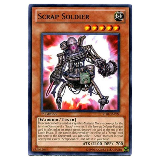 Yu-Gi-Oh! - Starstrike Blast - Scrap Soldier (Rare) - STBL-EN024