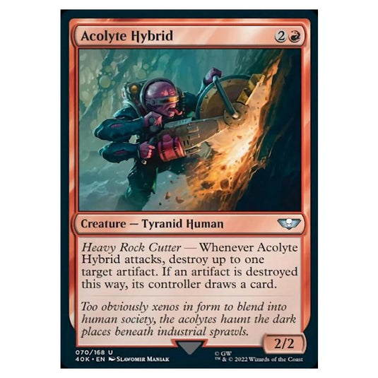Magic The Gathering - Universes Beyond - Warhammer 40k - Acolyte Hybrid - 070/168