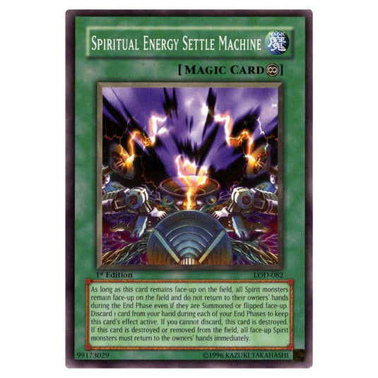 Yu-Gi-Oh! - Legacy of Darkness - Spiritual Energy Settle Machine (Common) LOD-082