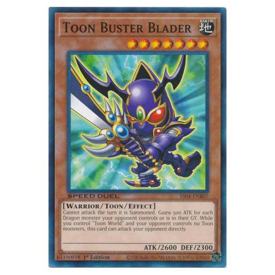 Yu-Gi-Oh! - Speed Duel Starter Decks - Match of the Millennium - Toon Buster Blader (Common) SS04-ENB07