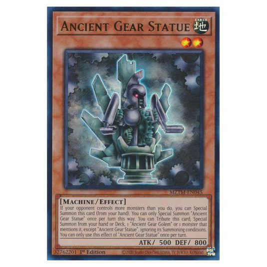 Yu-Gi-Oh! - Maze of the Master - Ancient Gear Statue (Ultra Rare) MZTM-EN045